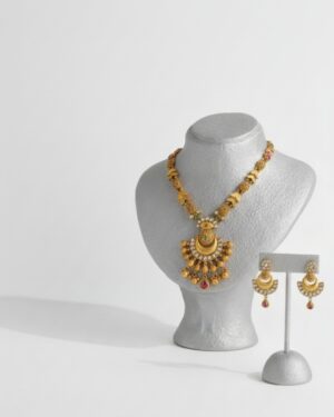 Regal Heritage 925 Silver Bridal Necklace Set