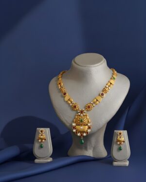 silver necklace set, 92.5 silver jewelry, silver pendants, traditional silver necklace, CZ silver jewelry, women silver necklace